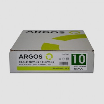 Cable THW Cal. 10 Argos Blanco